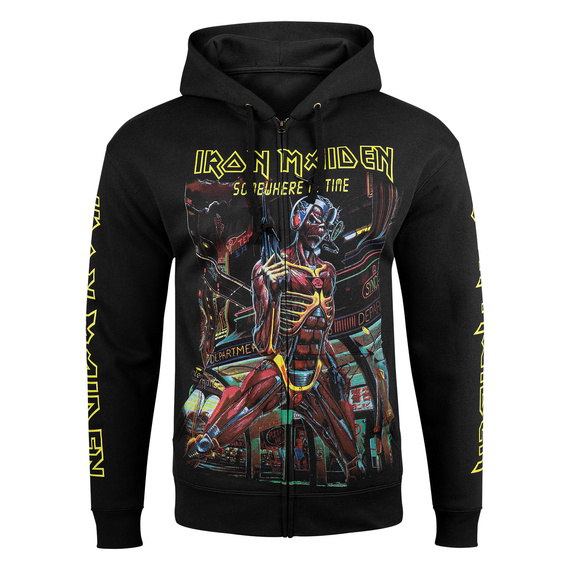 bluza IRON MAIDEN - SOMEWHERE IN TIME rozpinana z kapturem