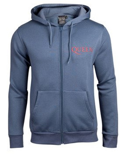 bluza QUEEN - CLASSIC CREST, rozpinana z kapturem