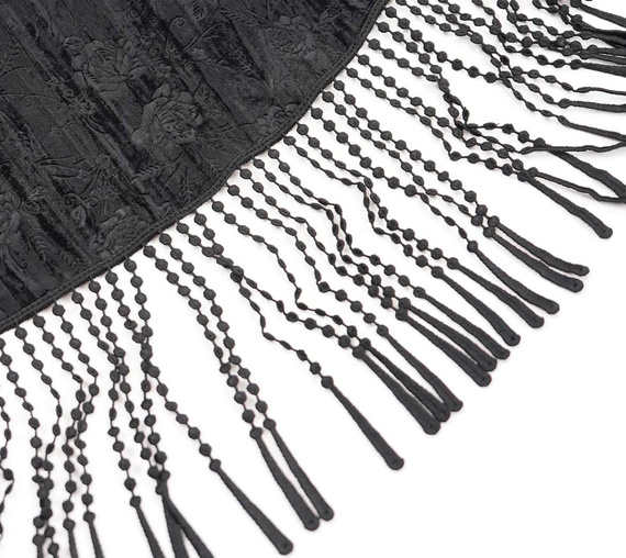 spódnica DEVIL FASHION - BLACK AND RED GOTHIC GORGEOUS 