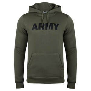 bluza ARMY HOODY - OLIVE, kangurka z kapturem