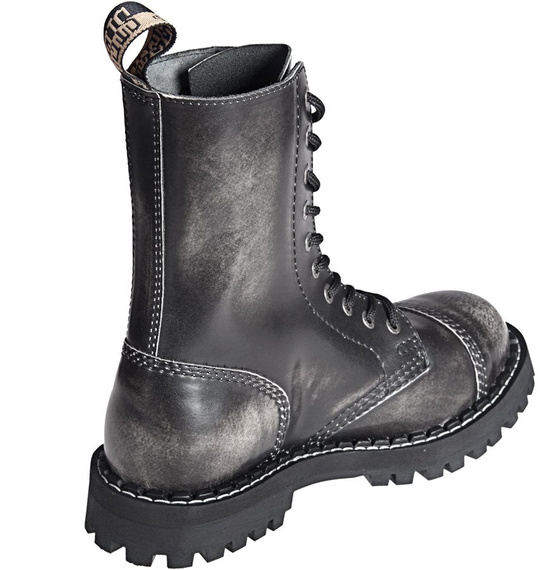 glany STEEL - WHITE / BLACK (10 dziurek)