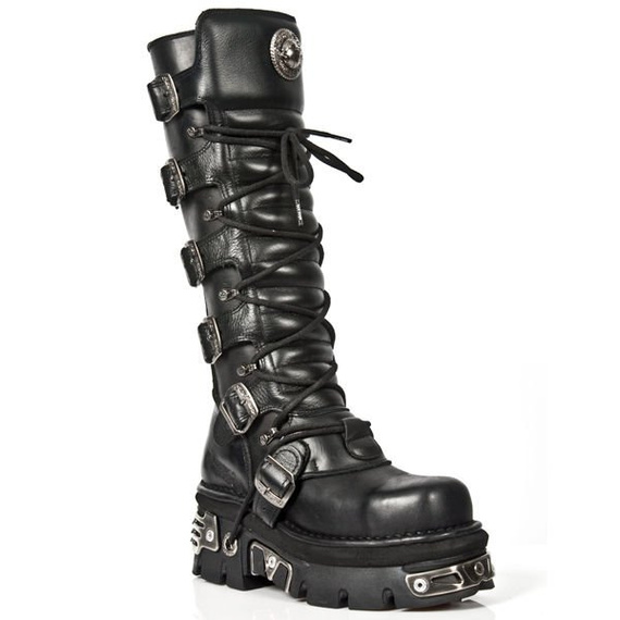 buty NEW ROCK ITALI NEGRO, NOMADA NEGRO,REACTOR NEGRO E14 TOBER [M-272MT-S1] 