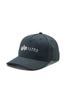 czapka ALPHA INDUSTRIES - ALPHA CAP BLACK
