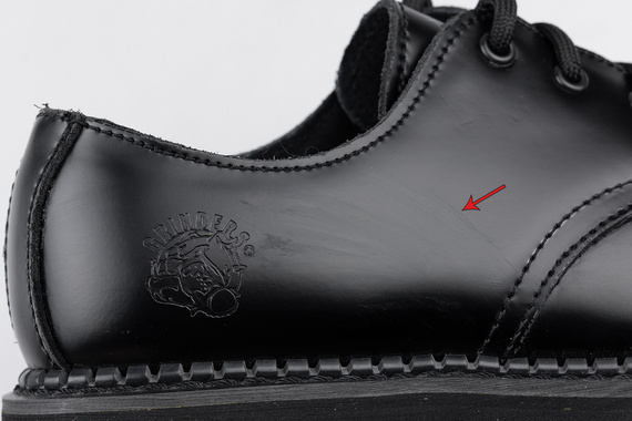 glany GRINDERS - PERCIVAL (CS BLACK) 3-dziurkowe, USZKODZONE