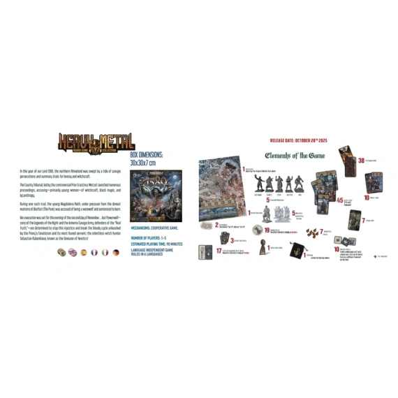 gra planszowa 1589 - AN ADVENTURE WITH POWERWOLF