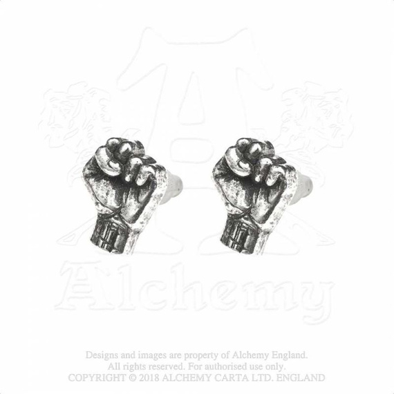 kolczyki RAGE AGAINST THE MACHINE - FIST (PARA)