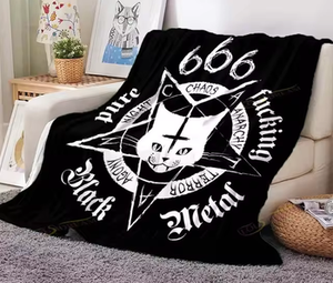 narzuta/koc SATANIC CAT - 666