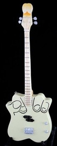 miniaturka gitary HAND BASS - FUCK OFF