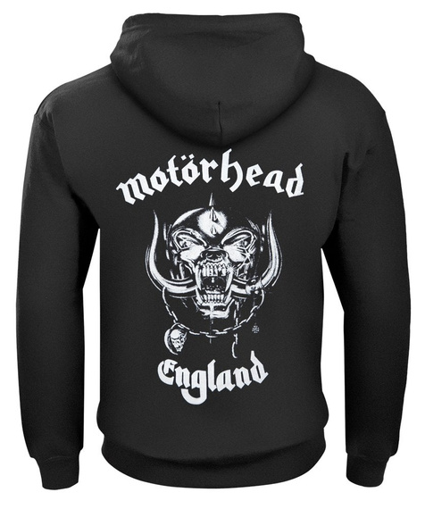 bluza MOTORHEAD - ENGLAND rozpinana, z kapturem