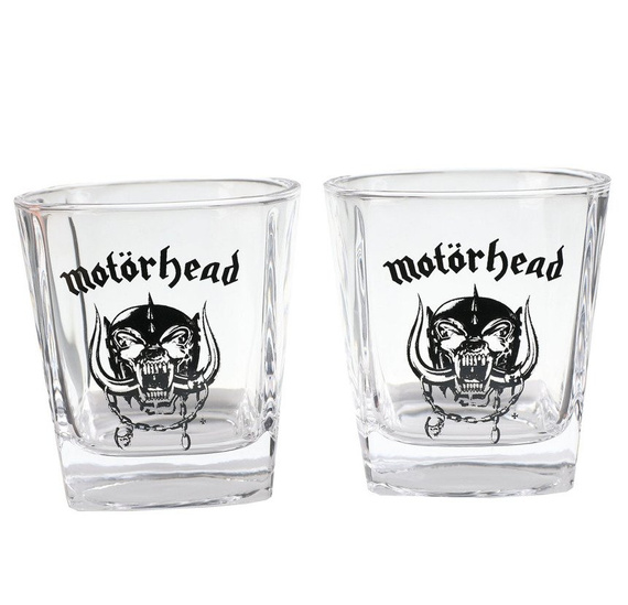 zestaw dwóch szklanek MOTORHEAD, do whiskey