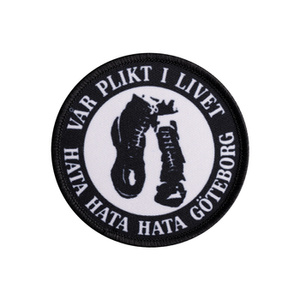 naszywka termiczna VAR PLIKT I LIVET - HATA HATA HATA GOTEBORG
