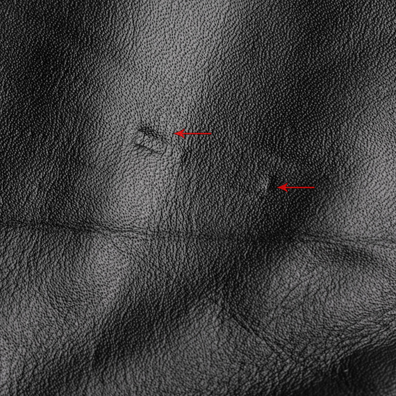 kurtka RAMONESKA - COWHIDE LEATHER ANILINA, USZKODZONA