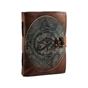 notes/zeszyt w skórzanej oprawie EYE OF RA