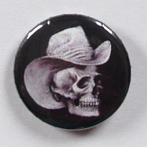 przypinka COWBOY SKULL