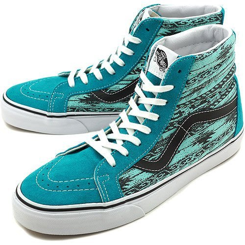 trampki VANS  - SK8-Hi SUEDE (SCUBA/CHILI PEPPER)