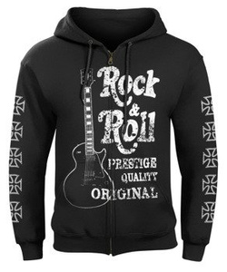 bluza ROCK & ROLL PRESTIGE QUALITY ORIGINAL rozpinana, z kapturem