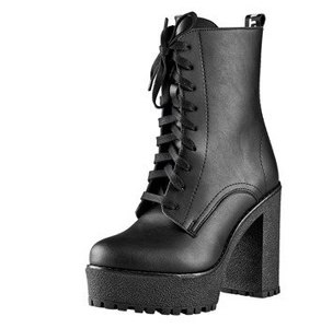 botki damskie ALTERCORE czarne (IVY VEGAN BLACK)