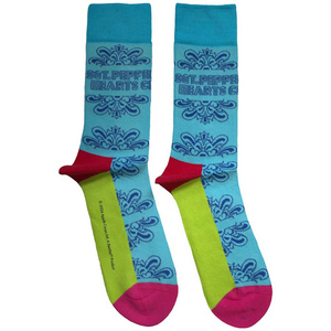 skarpetki THE BEATLES - SGT PEPPER TEXT OUTLINES (Light Blue)