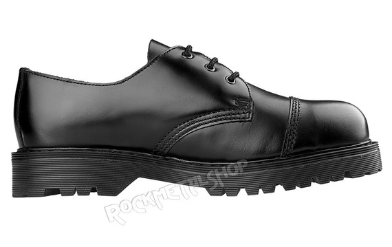 glany NEVERMIND - CZARNE (3 dziurki) polerowane