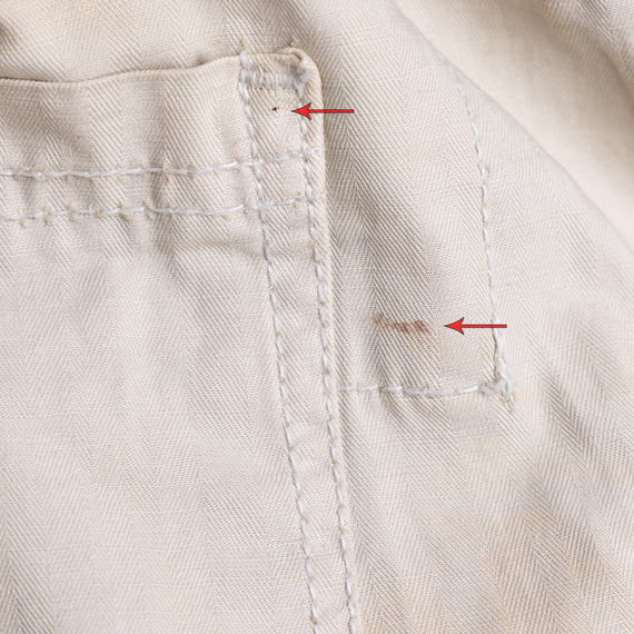 spodnie bojówki ROYAL TRAVELER TROUSER - ROYAL WHITE, USZKODZONE