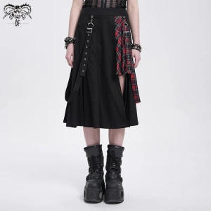 spódnica DEVIL FASHION - BLACK GOTHIC PUNK