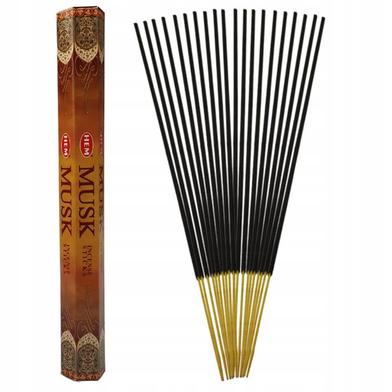 kadzidełka MUSK (PIŻMO), zestaw 6 opakowań (120 szt.)