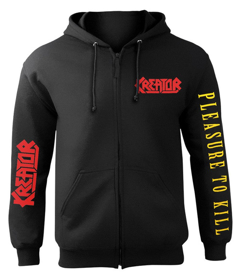 bluza KREATOR - PLEASURE TO KILL, rozpinana z kapturem 