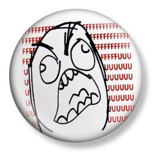 przypinka FFFFFUUUUU Ø38mm