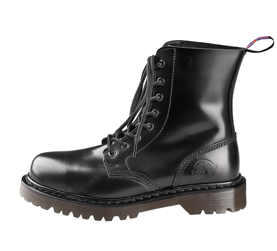 glany NEVERMIND - CZARNE (8 dziurek) polerowane