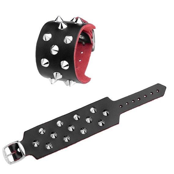 pieszczocha 3-rzędowa CONE STUD BLACK  