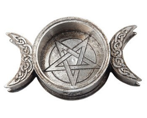 naczynie ozdobne/świecznik płaski TRIPLE MOON