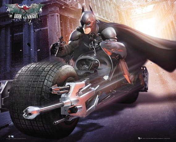 plakat BATMAN THE DARK KNIGHT RISES - BIKE