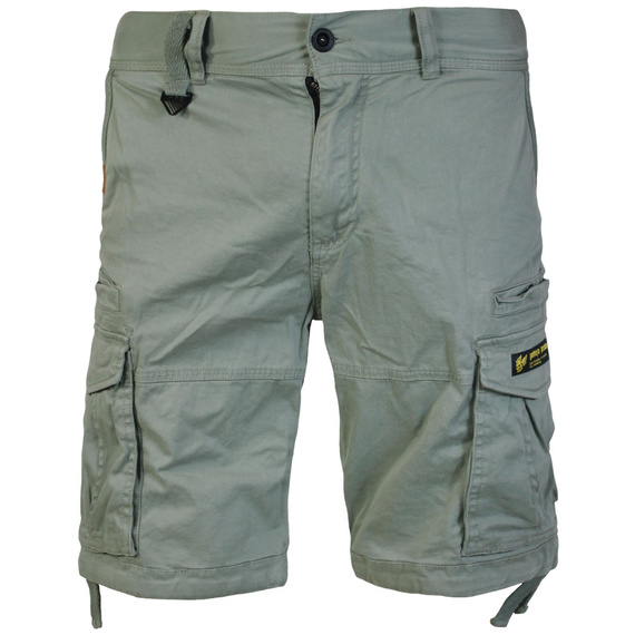 spodnie bojówki krótkie YAKUZA PREMIUM - CARGO SHORTS grey olive