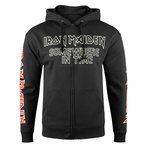 bluza IRON MAIDEN - SOMEWHERE IN TIME rozpinana z kapturem