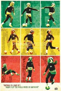 plakat BOB MARLEY - FOOTBALL