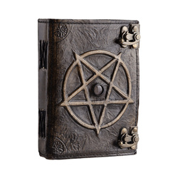 notes/zeszyt w skórzanej oprawie PENTAGRAM