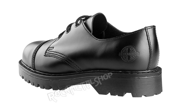 glany NEVERMIND - CZARNE (3 dziurki) polerowane
