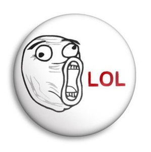 przypinka LOL Ø25mm