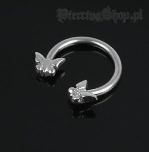 KOLCZYK DO SUTKA MOTYLKI PODKOWA [CBRSD-13]