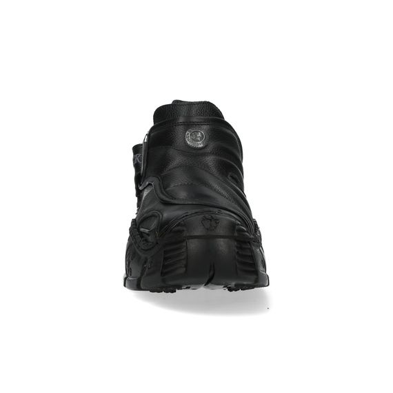 buty NEW ROCK LUXON NEGRO, LUXOR NEGRO, LUXOR NEGRO, IMPACT NEGRO Y PLANET TRASERA ACERO [M-IMPACT010-C34