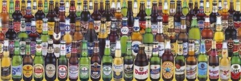 plakat PIWO - BEERS OF THE WORLD 