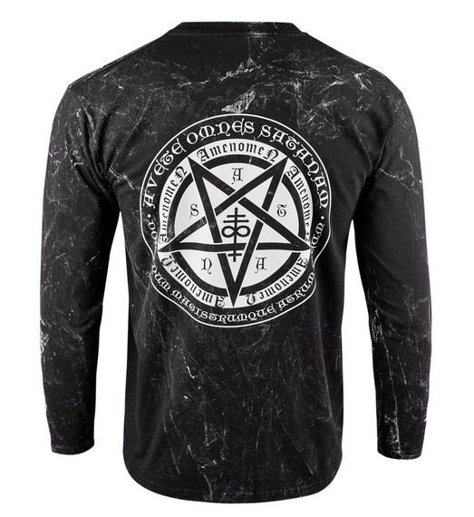 longsleeve AMENOMEN - PENTAGRAMUS (OMEN046LO ALLPRINT WHITE)