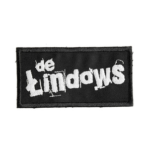 naszywka DE ŁINDOWS - LOGO white