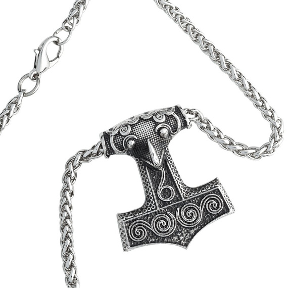 wisior + łańcuch MŁOT THORA