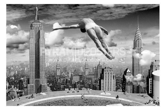 plakat NEW YORK - DIVE  