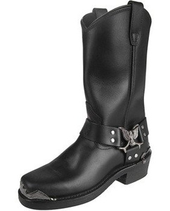 kowbojki GRINDERS - EAGLE HI (2001 BLACK), USZKODZONE