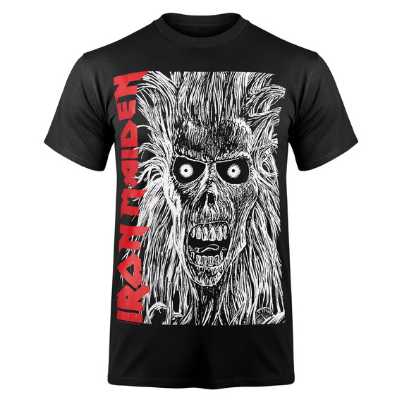 koszulka IRON MAIDEN - EPONYMOUS FACE RED LOGO