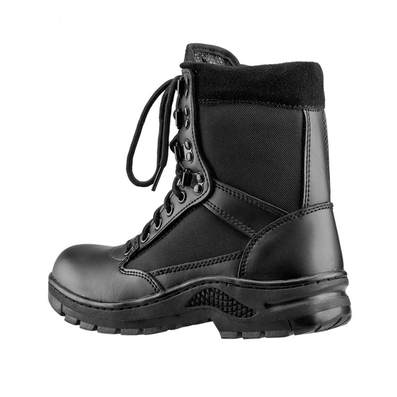 obuwie taktyczne SECURITY BOOT 9-cio dziurkowe CZARNE