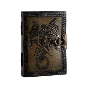 notes/zeszyt w skórzanej oprawie DRAGON