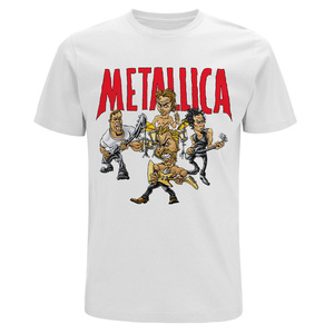 koszulka METALLICA - LOAD CHAVEZ CARTOON WHITE